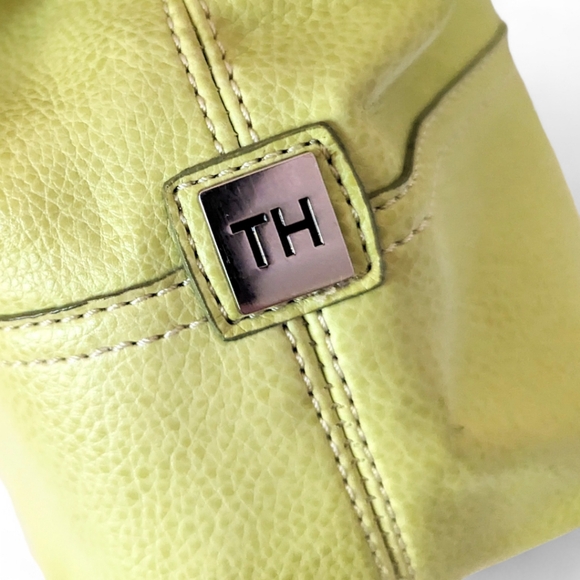 🍉EUC Leather Lime-Green Y2K Shoulder Bag by Tommy Hilfiger - Picture 8 of 12